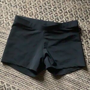 Cute kids cartwheel shorts black